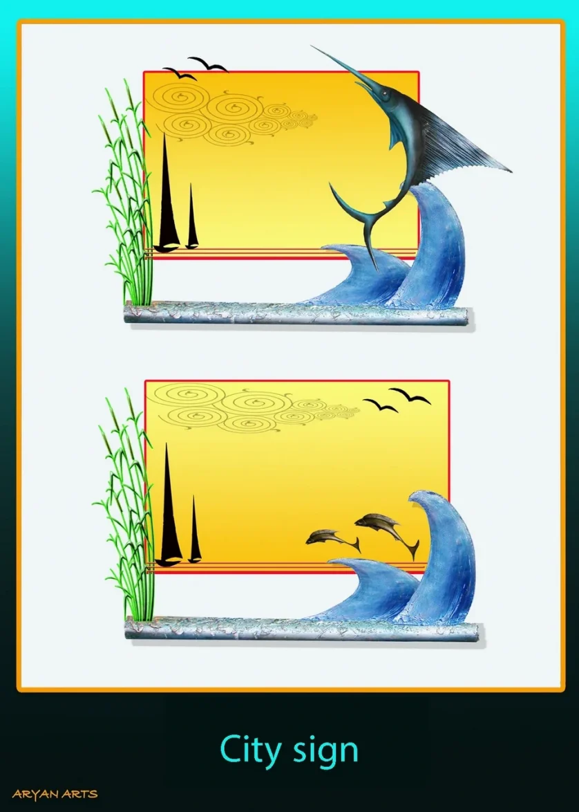 تابلو های شهری + روشنایی